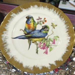 Декоративная тарелка Пара попугайчиков