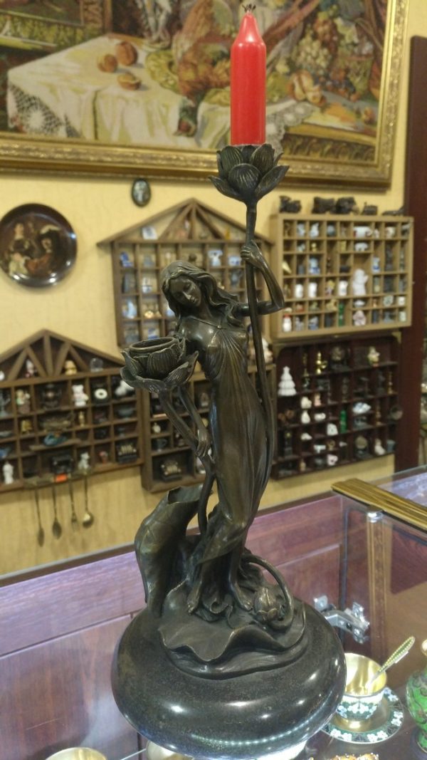 антиквариат, бронза, бронза латунь,оригинальные подарки, подсвечники