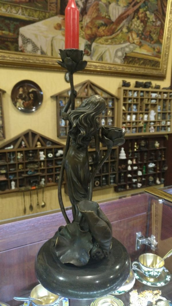 антиквариат, бронза, бронза латунь,оригинальные подарки, подсвечники